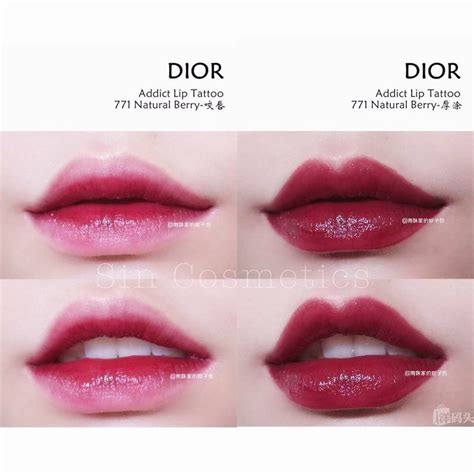 dior lip tattoo 571 and 771|Dior Lip Tattoo • 771 Natural Berry .